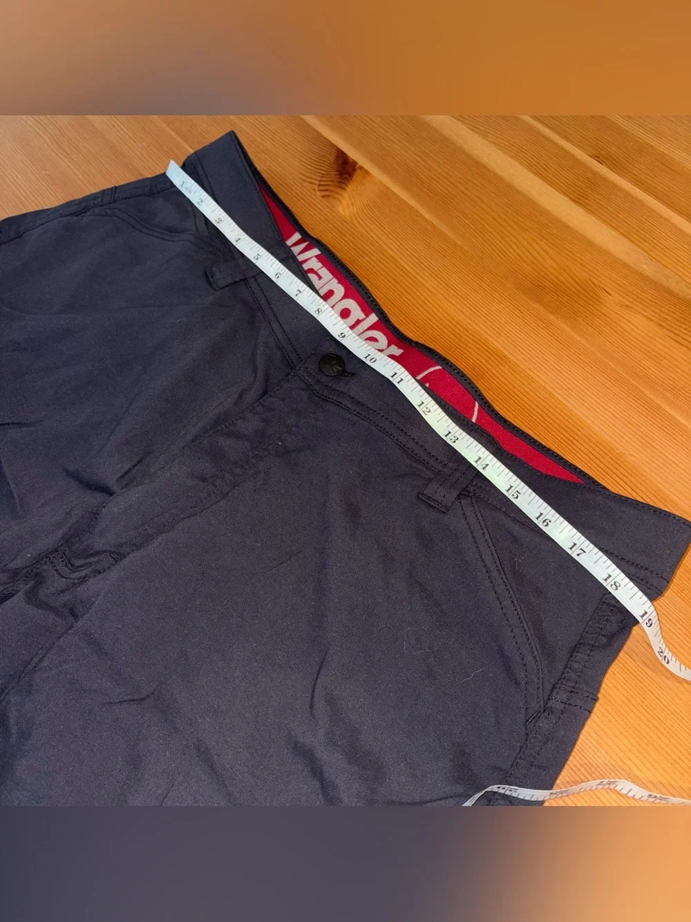 Wrangler Black Shorts 38 Mens Baggy Cargo Performance Gorpcore Hiking Bermuda